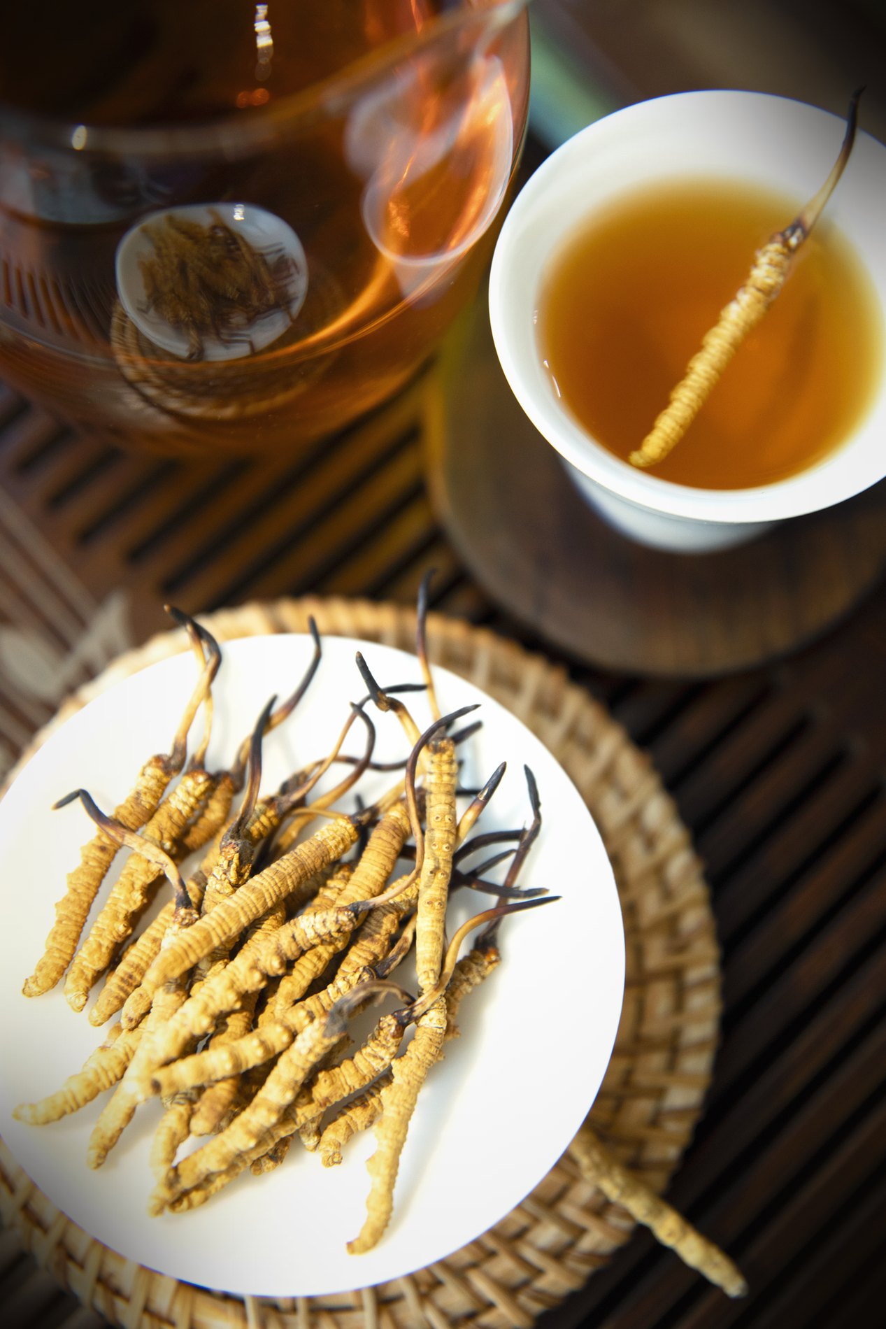 干虫草特写