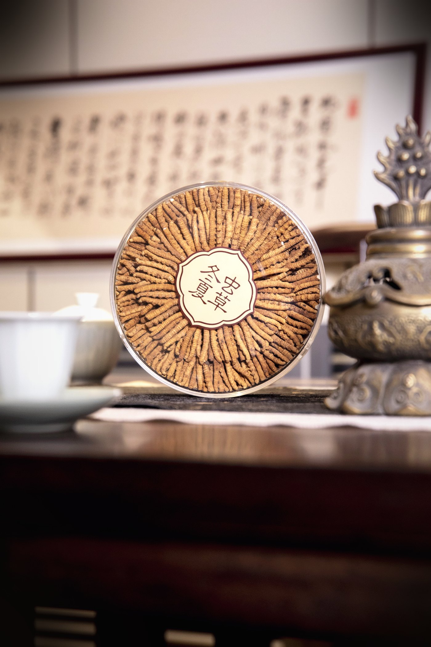 干虫草特写