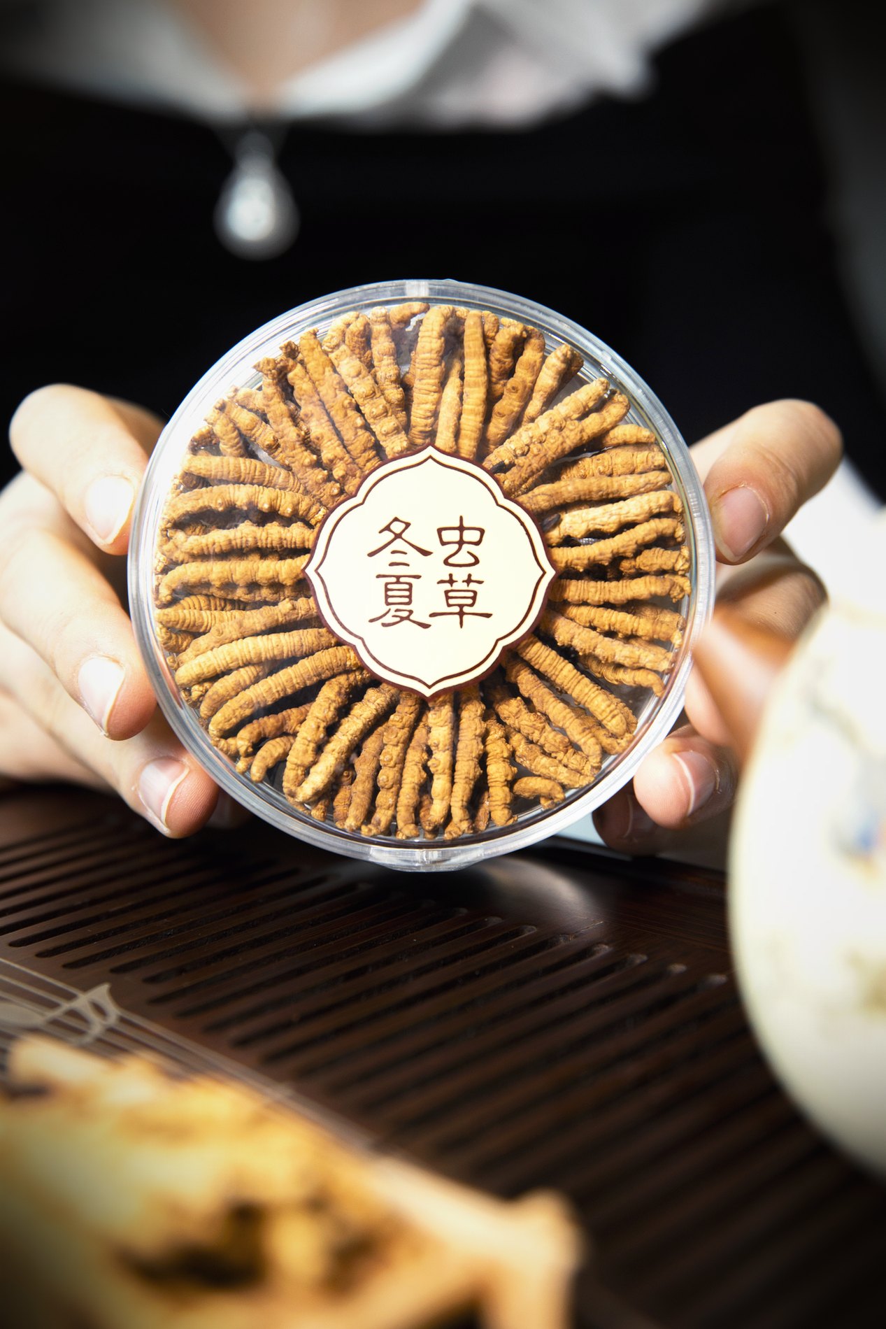 干虫草特写
