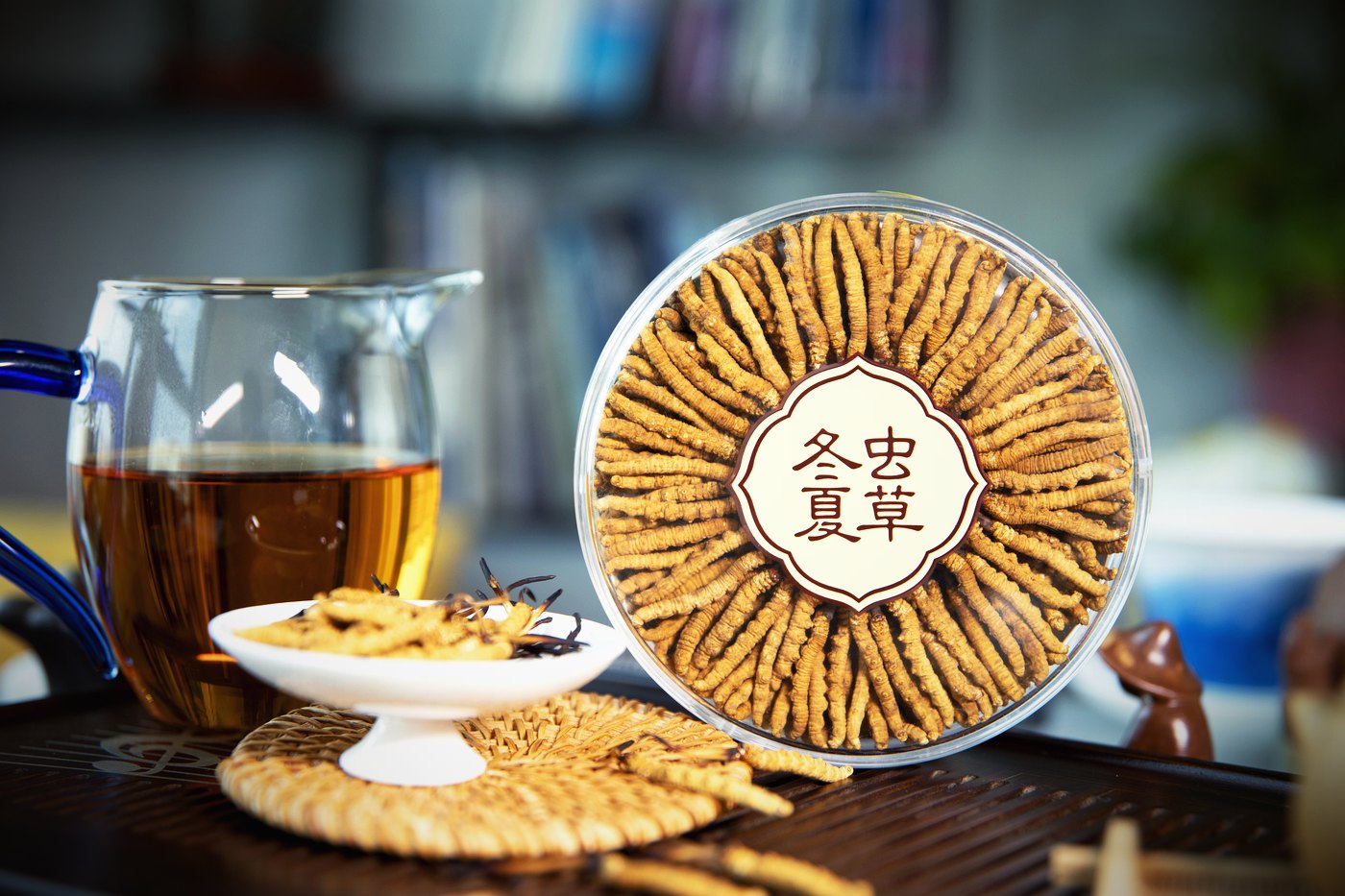 干虫草特写