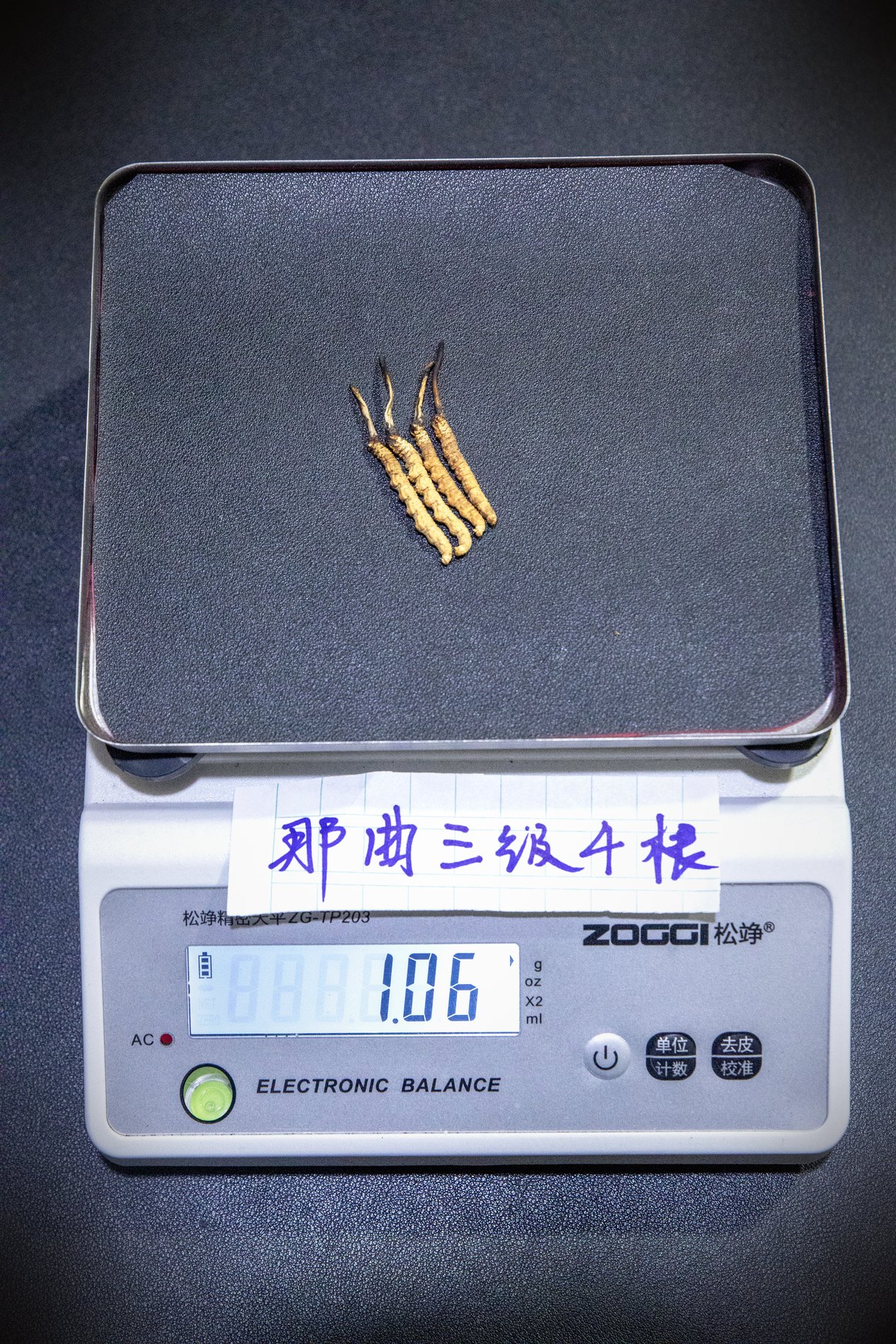 干虫草特写