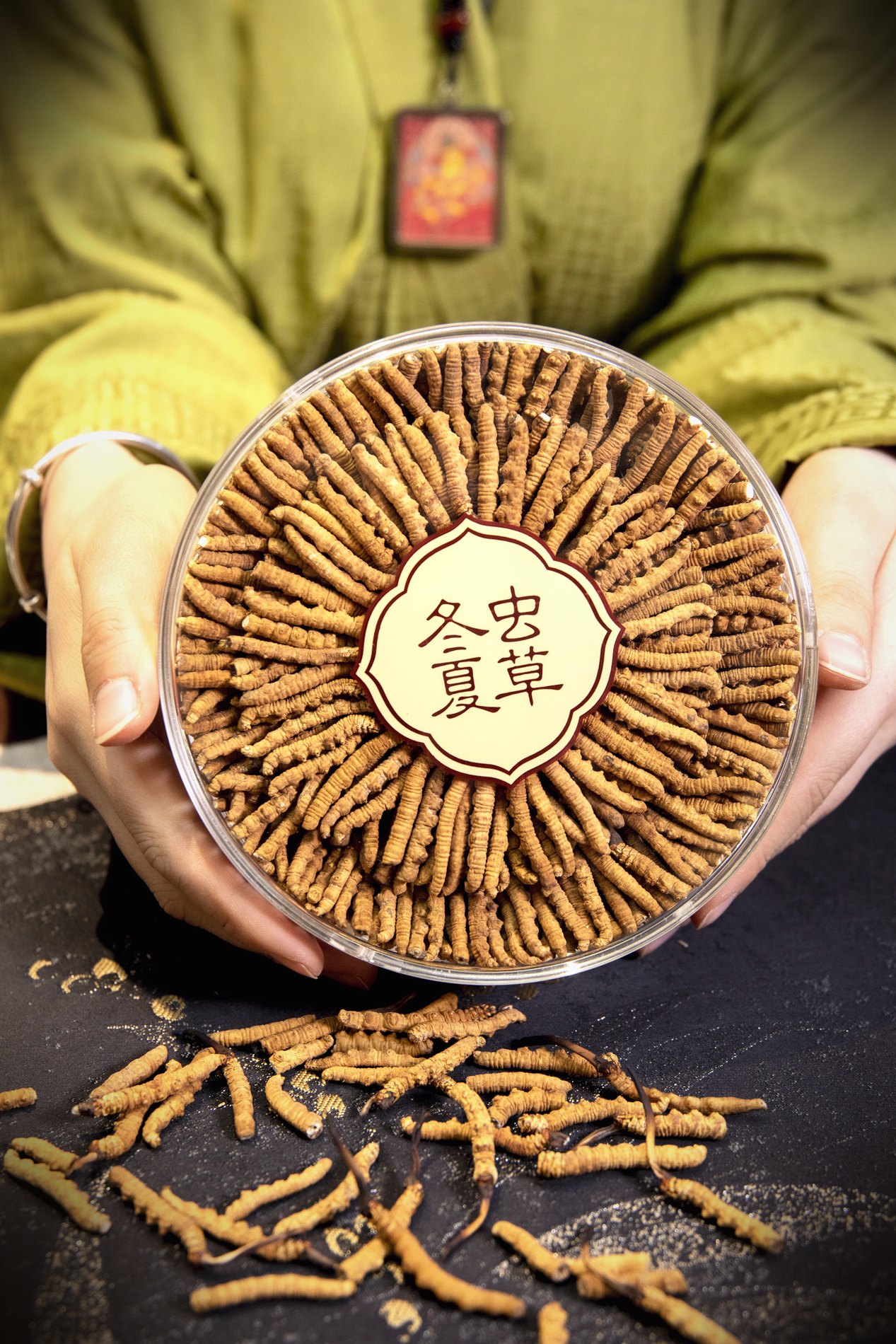 干虫草特写