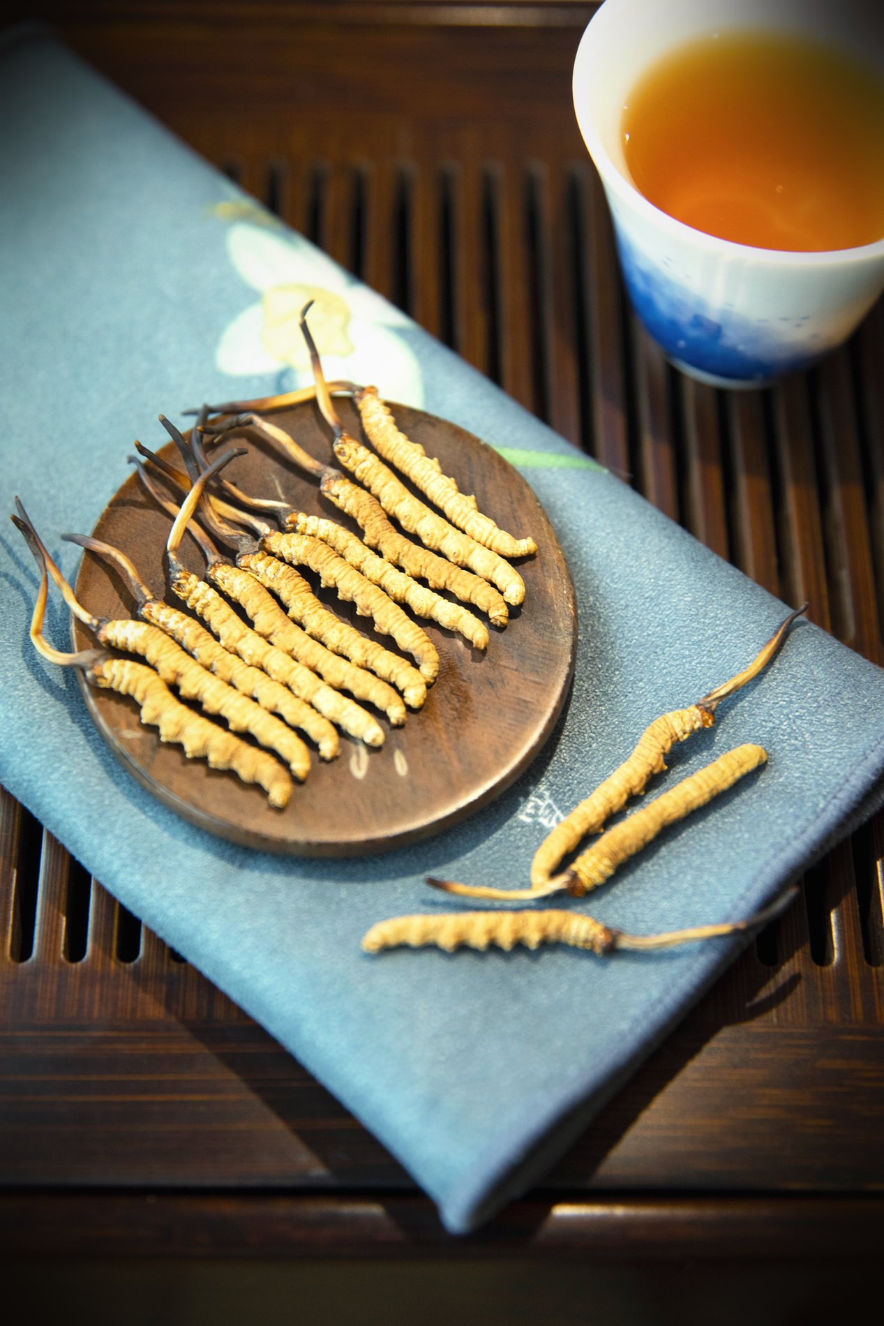干虫草特写