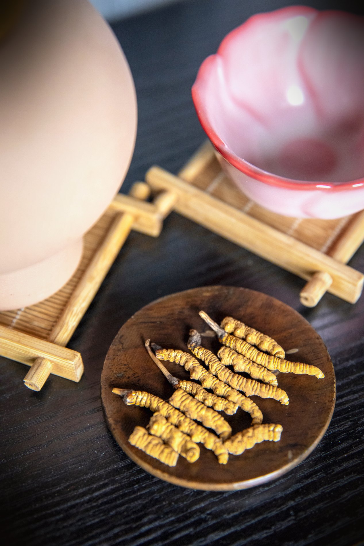 干虫草特写